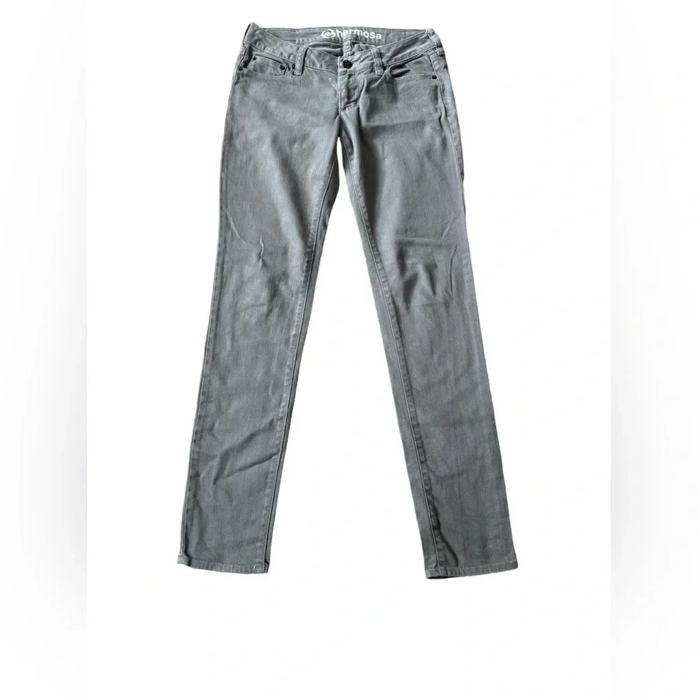 BULLHEAD Women's Gray Hermosa Super Skinny Jeans Size 5 Regular